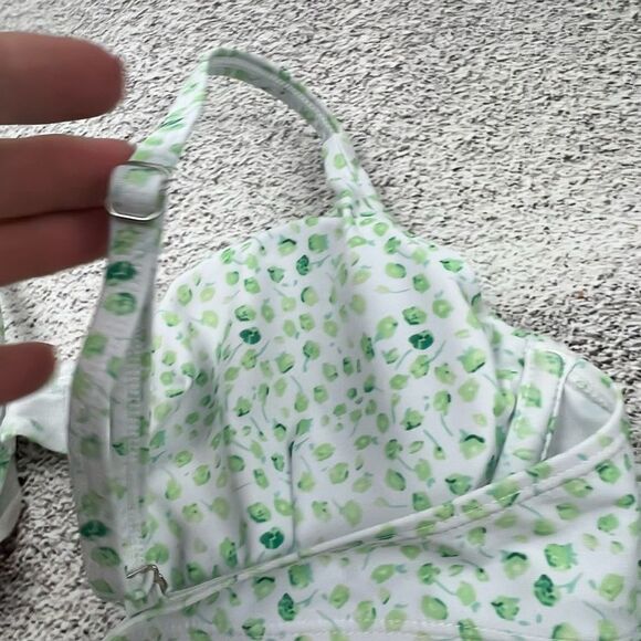 Shein green floral bikini set - Picture 4 of 9